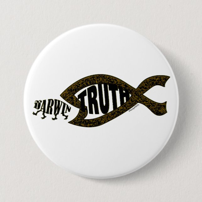 Truth Always Wins 3 Inch Round Button (Front)