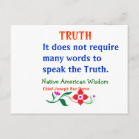 TRUTH :  American Indian Words of Wisdom