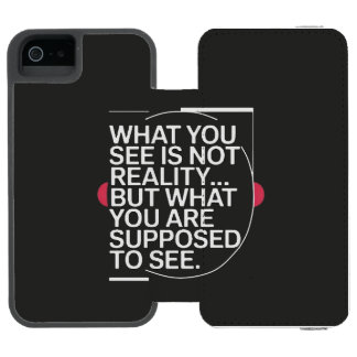 Truth as Designed for You Incipio Watson™ iPhone 5 Wallet Case
