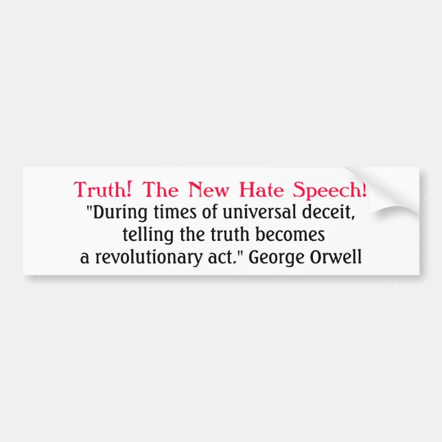 Truth Bumper Sticker (Front)