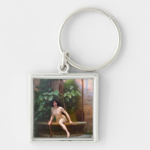 Truth Coming Out of Her Well - Jean-Leon Gerome Keychain
