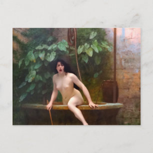Truth Coming Out of Her Well - Jean-Leon Gerome Postcard