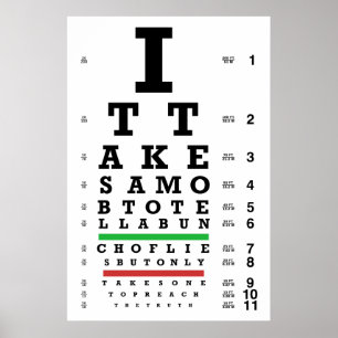 Truth Eye Chart