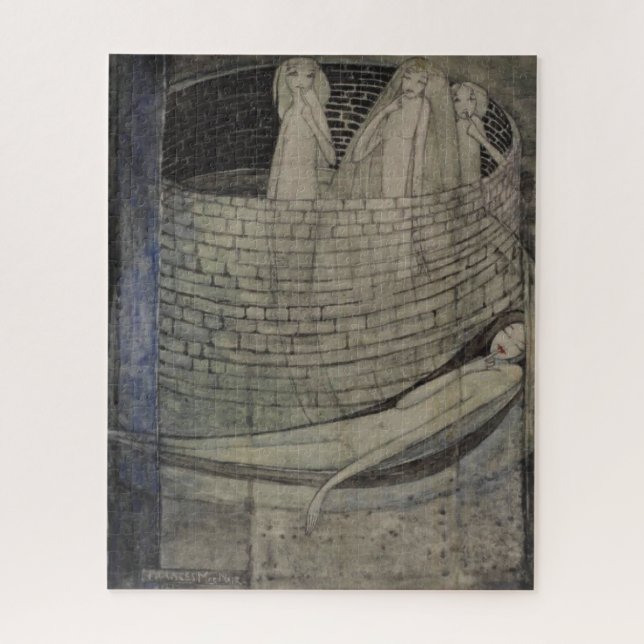 Truth Lies at the Bottom of the Well Jigsaw Puzzle (Vertical)