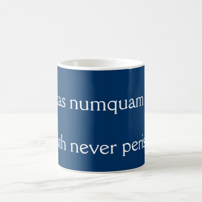 Truth never perishes - Seneca quote Coffee Mug (Center)