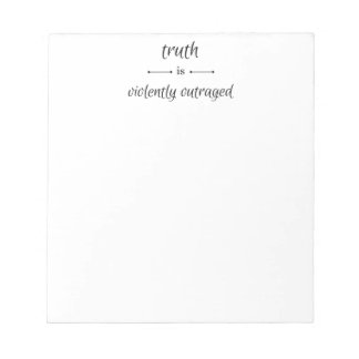 Truth or lie? notepad