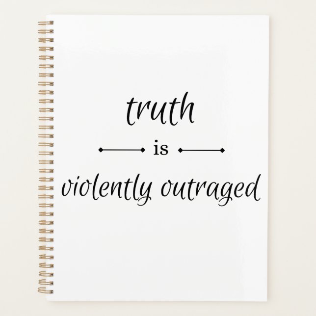 Truth or lie? planner (Front)