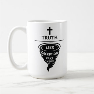 Truth over lies coffee mug