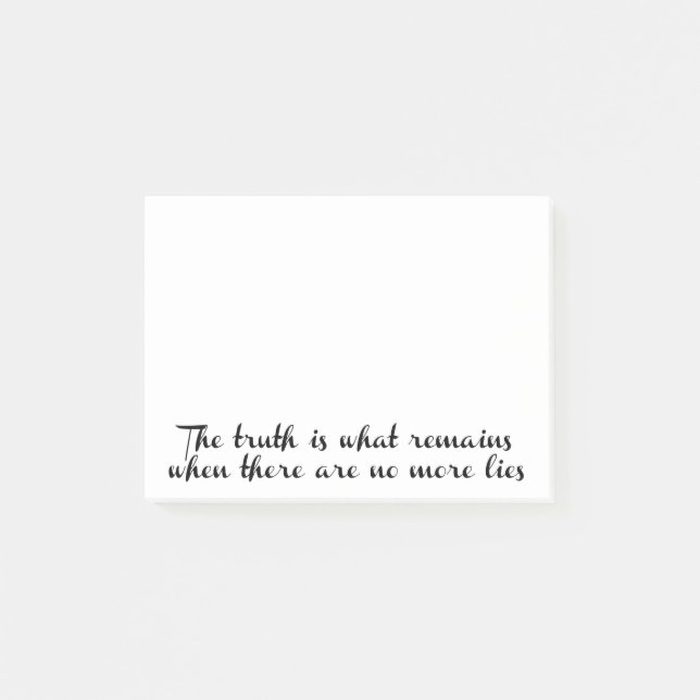 Truth Remains Post-it Notes (Front)