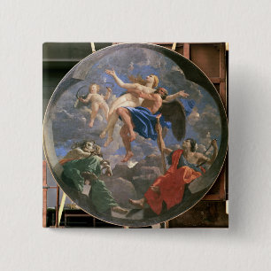 Truth Stolen Away by Time Beyond the Reach of Envy 2 Inch Square Button