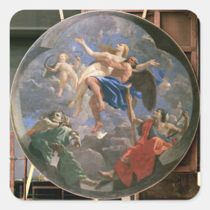 Truth Stolen Away by Time Beyond the Reach of Envy Square Sticker