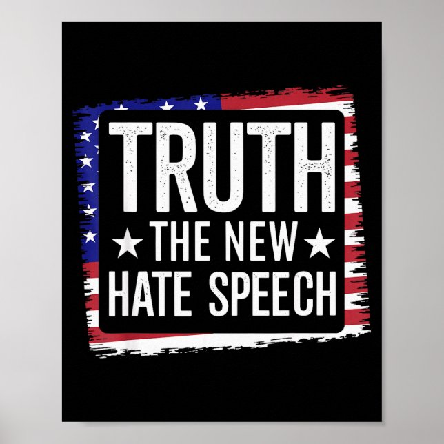 Truth The New Hate Speech Against Dei Litical Corr Poster (Front)