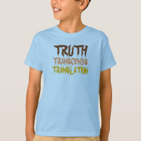 TRUTH TRANSCENDS KIDS GOLD HALF SLEEVE