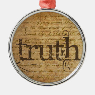 Truth Vintage Metal Ornament