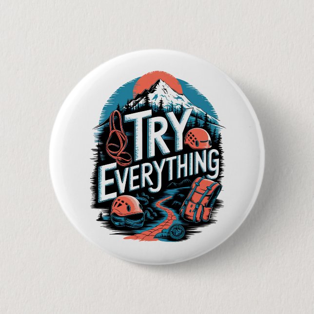 Try everything 2 inch round button (Front)