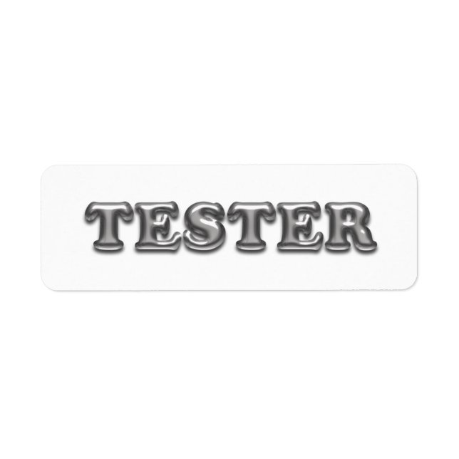 Try Me White Grey 3D Tester Sample Contaners (Front)