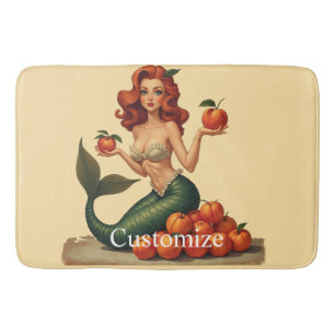 Try My Peaches Mermaid Thunder_Cove  Bath Mat