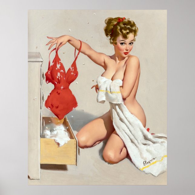 Try on pin up poster (Front)
