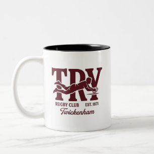 Try Rugby Club Twickenham Est 1871 Two-Tone Coffee Mug