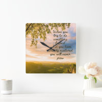 Try Something New Wall Clock