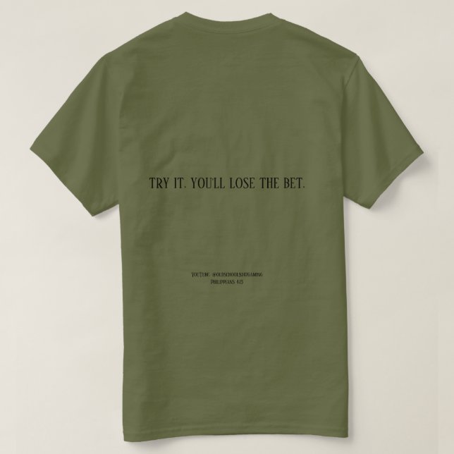 Try Southern Barbecue T-Shirt (Design Back)
