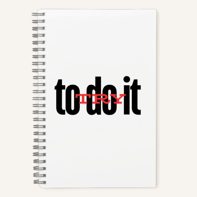 try to do it notebook (Front)