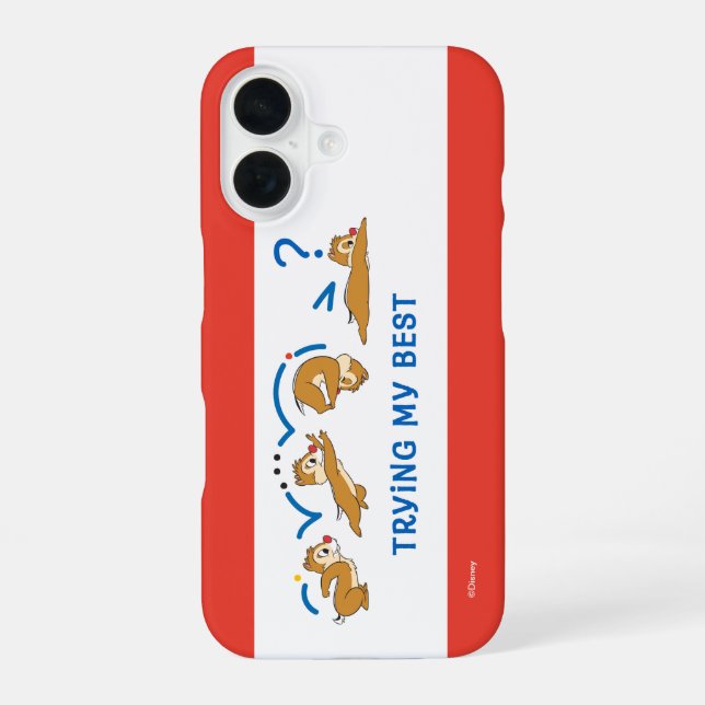 Trying My Best iPhone 16 Case (Back)