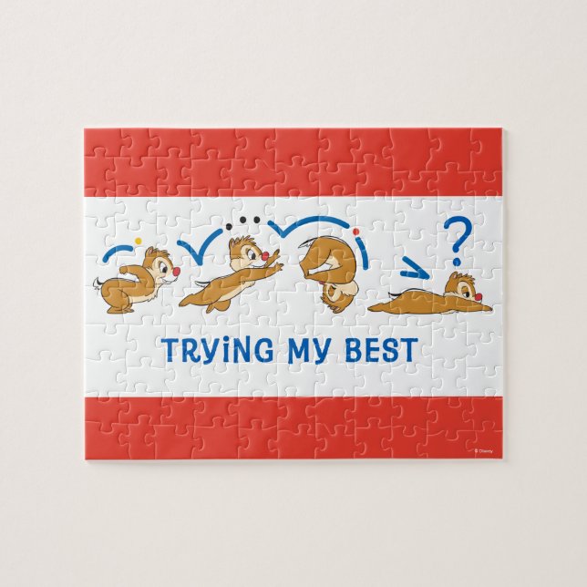 Trying My Best Jigsaw Puzzle (Horizontal)