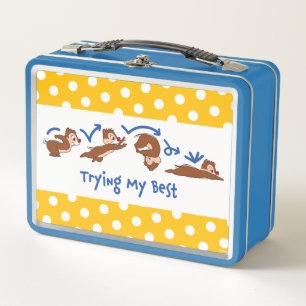 Trying My Best Metal Lunch Box