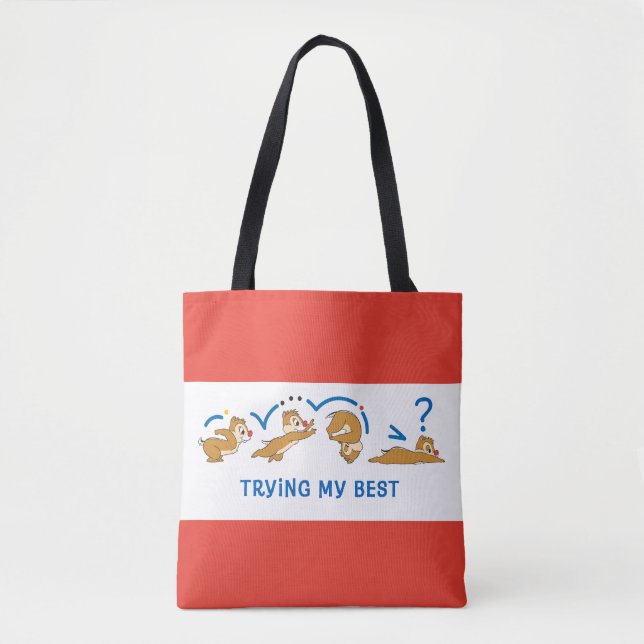 Trying My Best Tote Bag (Front)