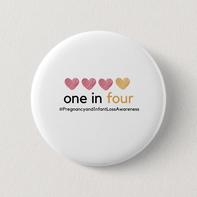 trying to conceive infertility awareness 2 inch round button (Front)