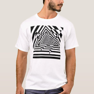 Trying Triangles Casino Illusion T-Shirt
