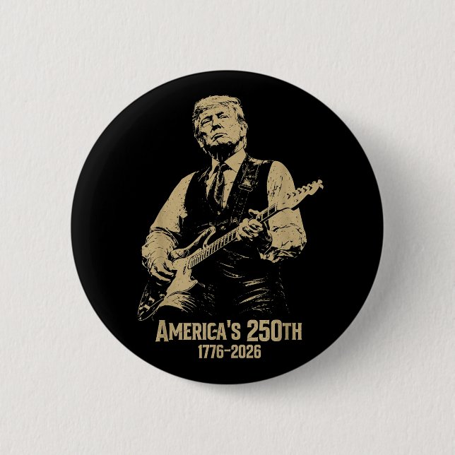 Trymp 4th Of July 2 Inch Round Button (Front)