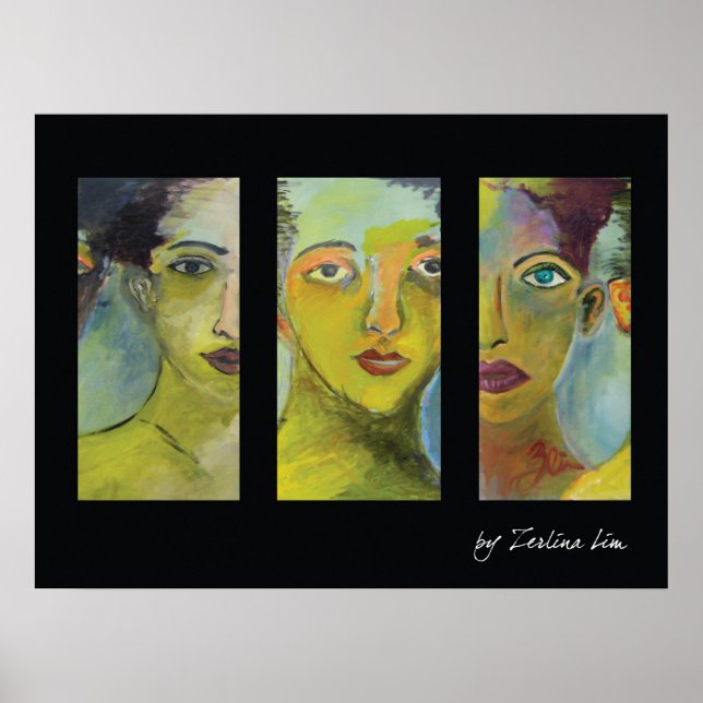 tryptic painting poster (Front)
