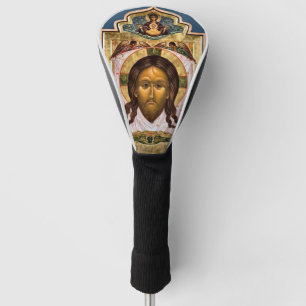 Tryptych of the Mandylion Orthodox Christian Icon  Golf Head Cover