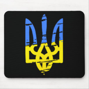 Tryzub Ukraine Ukrainian Trident Military Mouse Pad