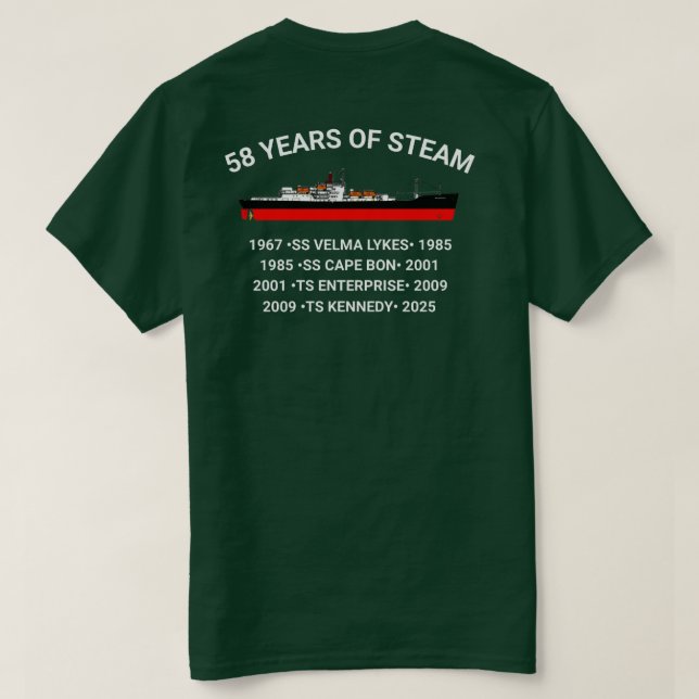 TS kennedy legacy T-Shirt (Design Back)