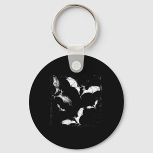 Ts Vampire Horror Spooky Art Halloween Goth Alt Ae Keychain