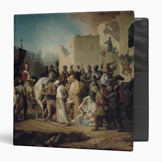 Tsar Ivan IV conquering Kazan in 1552, 1894 Binder (Front/Inside)