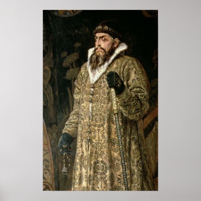Tsar Ivan IV Vasilyevich 'the Terrible'  1897 Poster (Front)