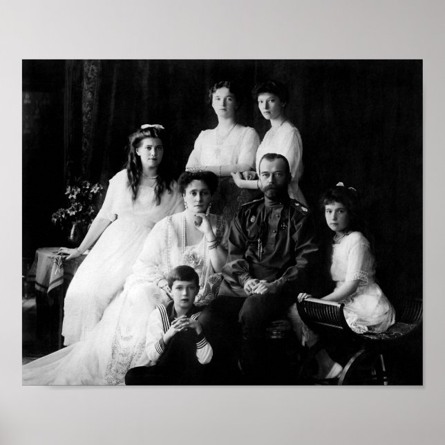 Tsar Nicholas II and his Family - 1913 Poster (Front)