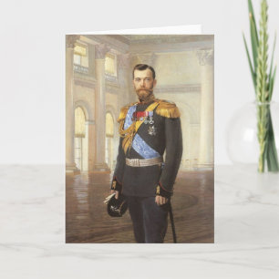 Tsar Nicholas II Card