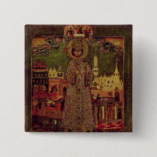 Tsarevitch Dmitry Ivanovich 2 Inch Square Button