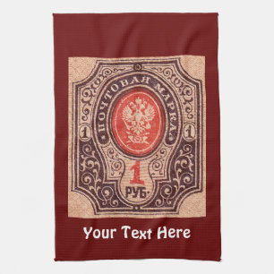 Tsarist Russia Postage Kitchen Towel