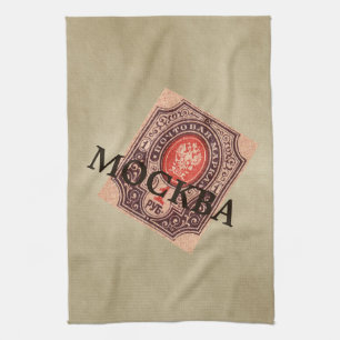 Tsarist Russia Postage Kitchen Towel