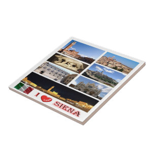 TSC035 SIENA I Love, Mosaic, Tuscany, Tile