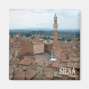 TSC039 SIENA Panorama, Tuscany, Fridge Magnet
