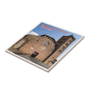 TSC052 SIENA, Basilica San Clemente, Tile