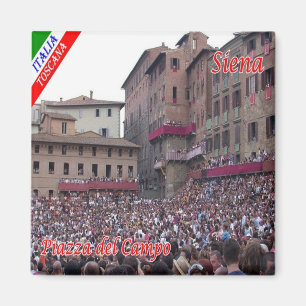 TSC059 SIENA, P.zza del campo, Tuscany, Fridge Magnet