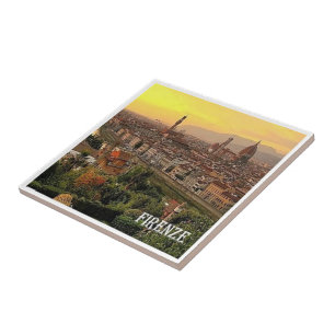 TSC088 FLORENCE, Cityscape, Tuscany, Tile